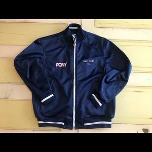 VINTAGE GOODMAN 1985 SUPER BOWL 19 Pony Zip Up Jacket